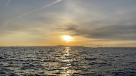 冬の播磨灘沖へタイラバ